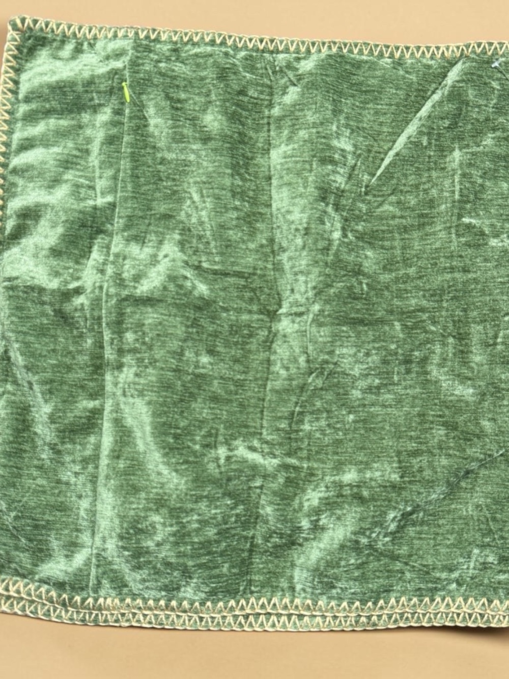 Sage Green Chenille Pillow Covers 18x18 Set of 2 Farmhouse Boho NWOT - Picture 10 of 14